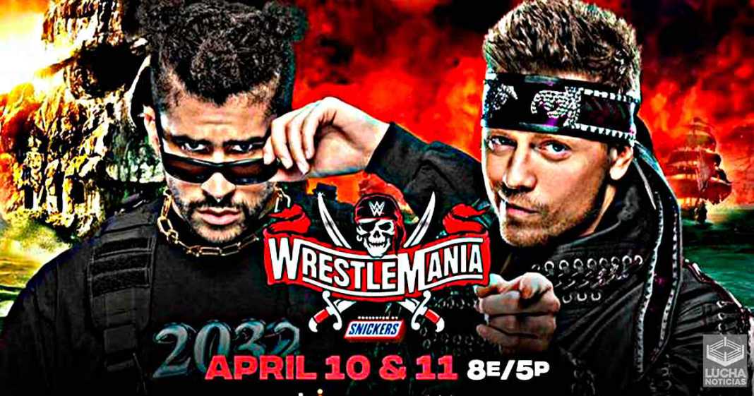 The Miz vs Bad Bunny en WWE WrestleMania 37