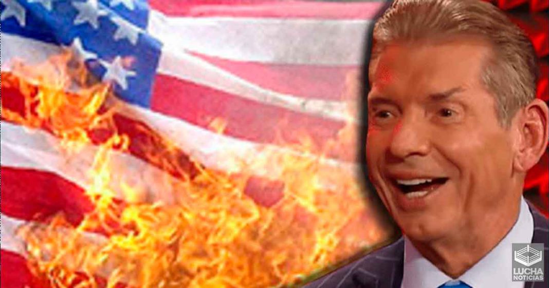 WWE planeó quemar una bandera de Estados Unidos en PPV