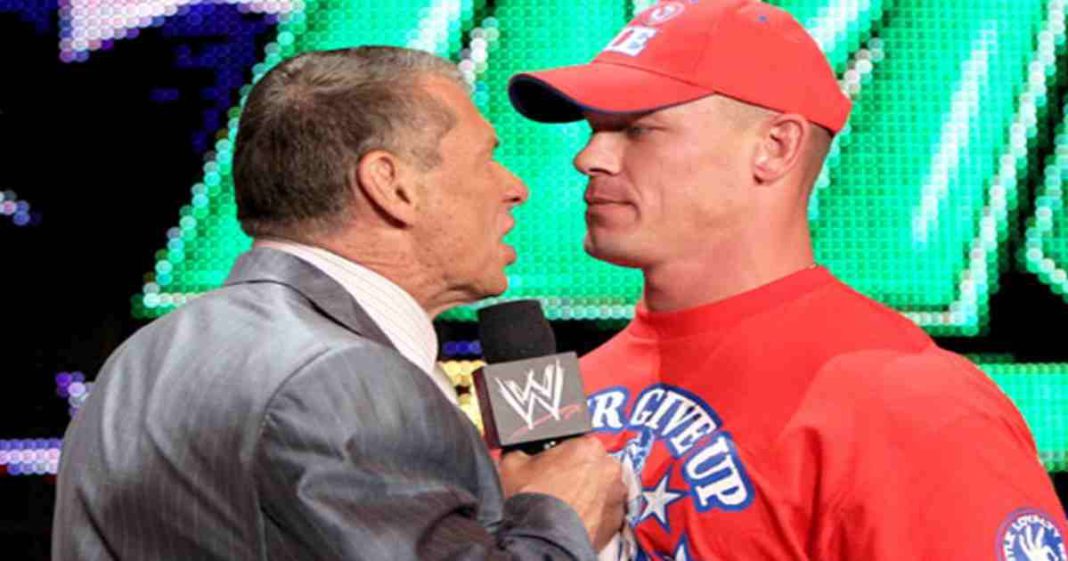 John Cena revela la reaccion que tuvo Vince McMahon de que dejaba WWE para ir actuar