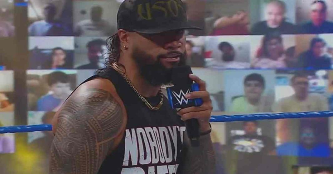 WWE ya vende la nueva mercancía profana de Jimmy Uso