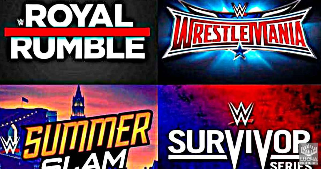 La WWE quiere hacer sus cuatro grandes eventos anuales en estadios