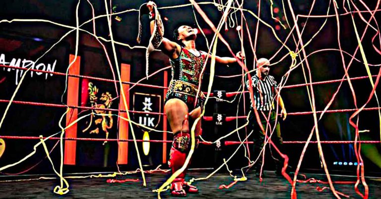 Meiko Satomura se corona la nueva campeona femenil de NXT UK