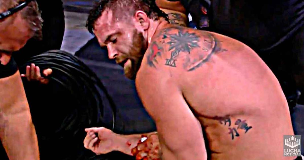 La sangrienta lesión de Cash Wheeler durante AEW Dynamite