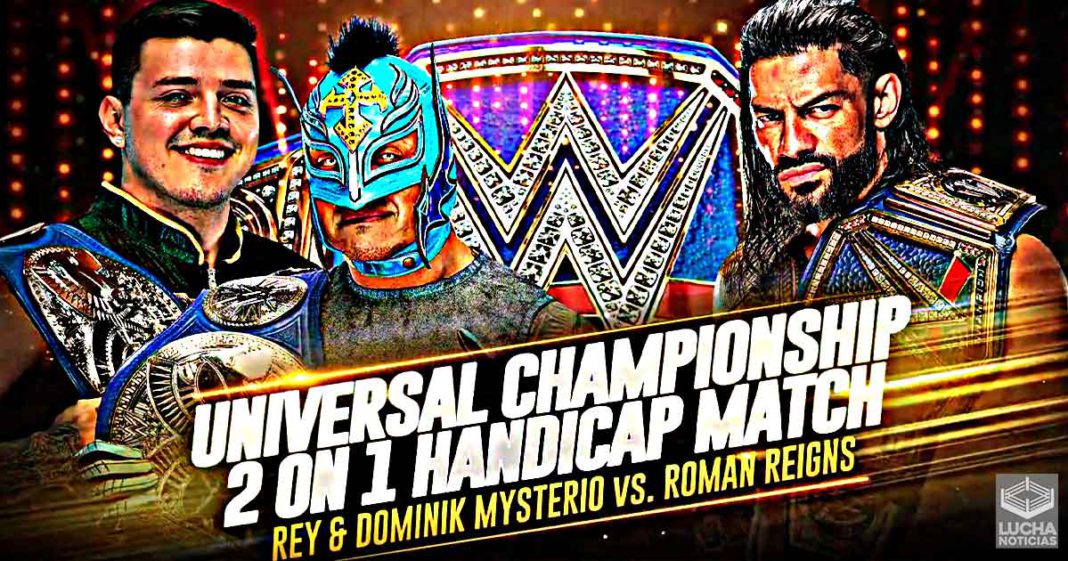 Roman Reigns luchará en desventaja contra Rey y Dominik Mysterio Roman Reigns luchará en desventaja contra Rey y Dominik Mysterio