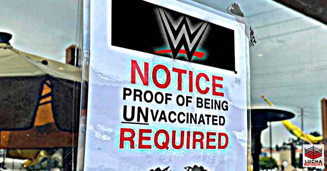 Al menos 5 de los luchadores despedidos de WWE no estaban vacunados contra el COVID