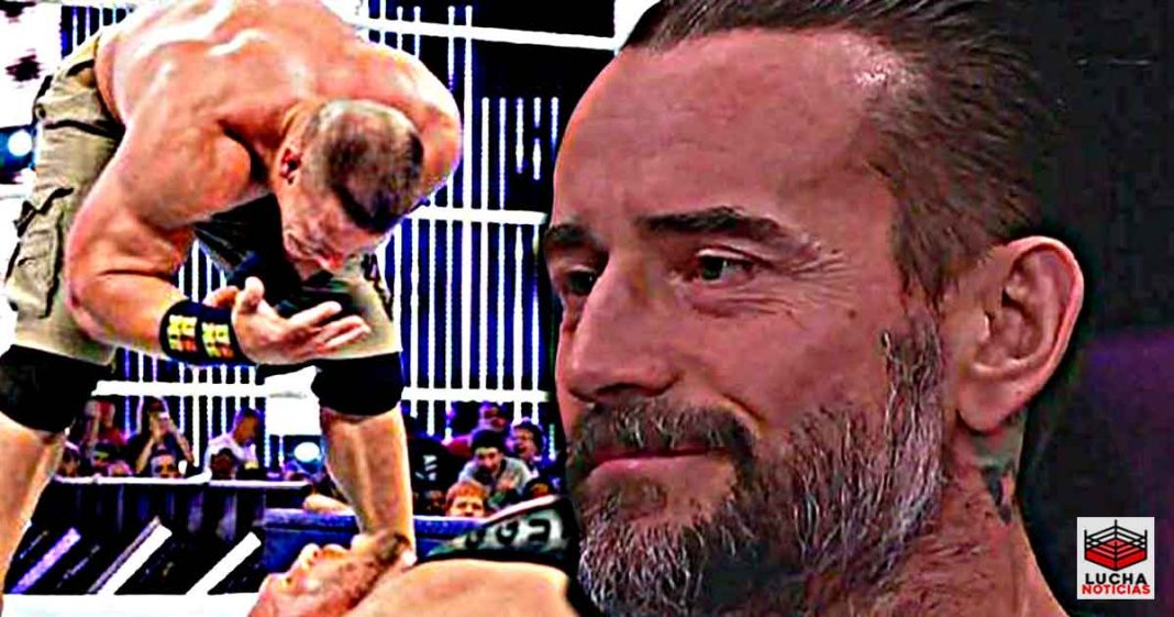 CM Punk se burla y hace los movimientos de John Cena en AEW Full Gear