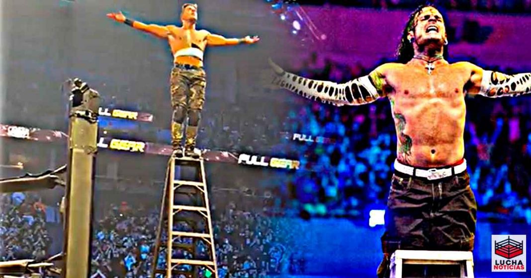 Video: Sammy Guevara y su loco tributo a Jeff Hardy en AEW Full Gear