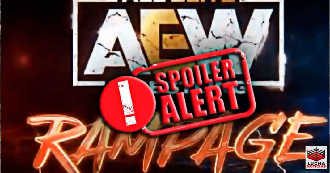 AEW Rampage Spoilers 17 de diciembre