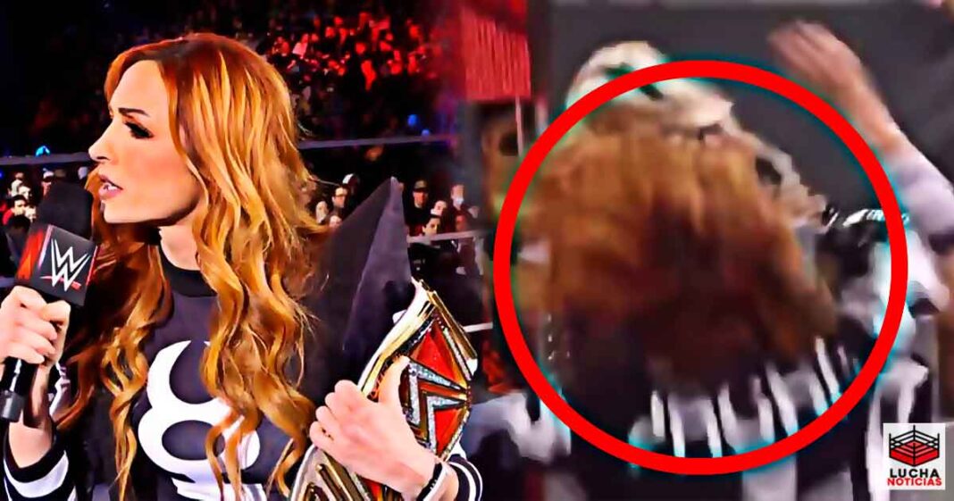Becky Lynch sufre vergonzoso error en WWE RAW