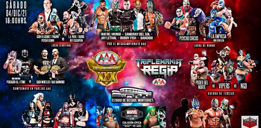 TripleMania Regia en vivo 2021, Cobertura y Resultados 4 de diciembre