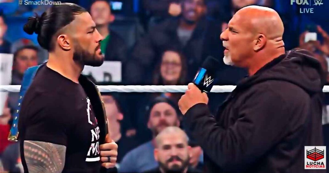 Es Oficial: Goldberg vs Roman Reigns por el campeonato Universal en Elimination Chamber