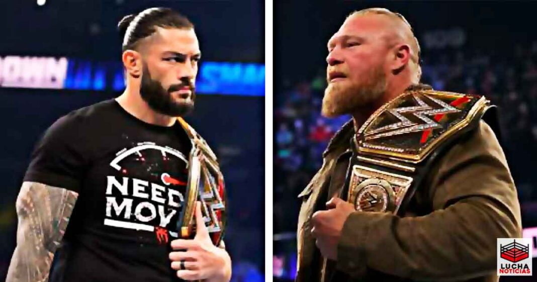 Brock Lesnar rompe el personaje para elogiar a Roman Reigns