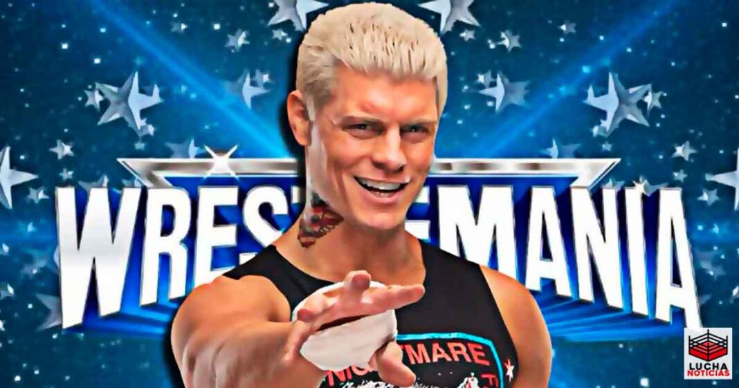 Cody Rhodes listado en los documentos internos de WrestleMania