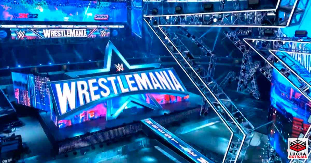 Se revela el escenario de WWE WrestleMania 38