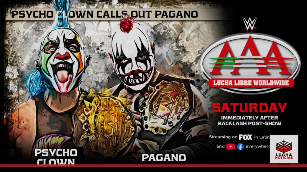 Psycho Clown llama a Pagano en AAA después de Backlash