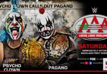 WWE anuncia AAA en todo lo alto: Psycho Clown llama a Pagano tras Backlash Psycho Clown llama a Pagano en AAA después de Backlash