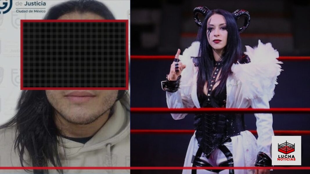 Rostro censurado de Rogelio Reyes Cuatrero junto a Stephanie Vaquer