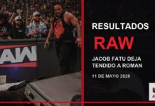 Resultados WWE Raw 11 de mayo 2026: Jacob Fatu destruye a Roman Reigns Resultados de WWE Raw del 11 de mayo de 2026 con Jacob Fatu